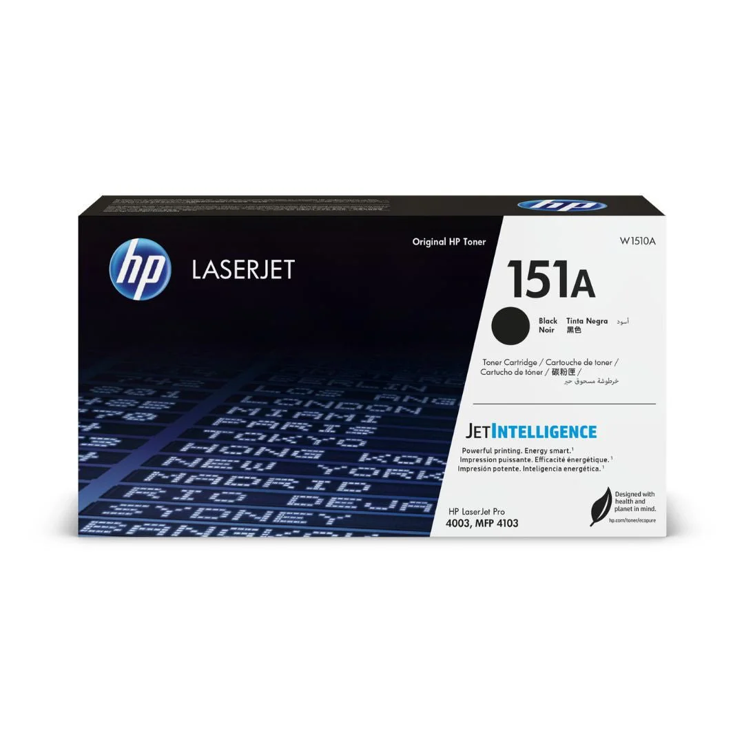 Tóner HP 151A Negro LaserJet Original para HP LaserJet Pro 4003dn, 4003dw, MFP 4103fdw