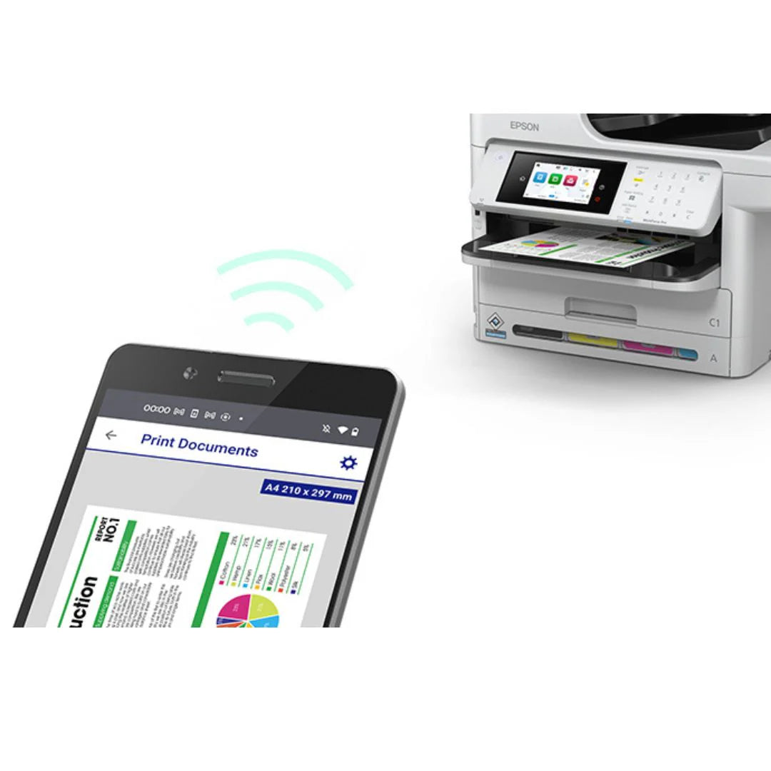 Impresora EPSON WF-C5891 Multifuncional Color y B/N - 8.5 X 11 - 8.5 X 14 - Duplex - Ethernet - USB - WiFi