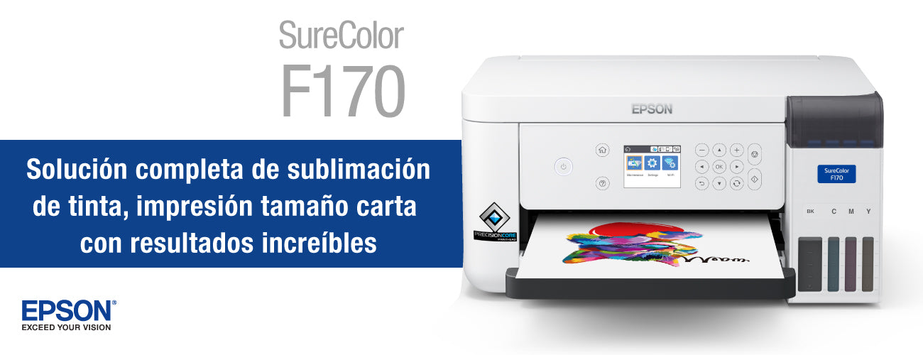 Impresora de Sublimacion Epson SureColor F170 Wi-Fi - Ethernet - USB - Color y B/N