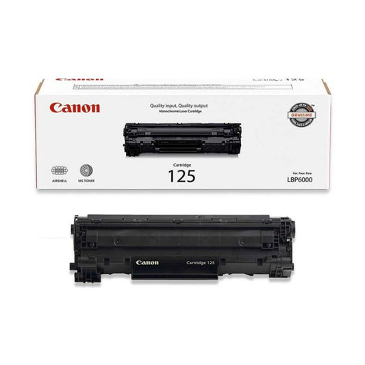 Canon Cartucho De Tóner 125 | Negro | Bajo Rendimiento