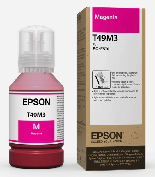 TINTA DE SUBLIMACION EPSON ORIGINAL 140ml T49M320 Magenta