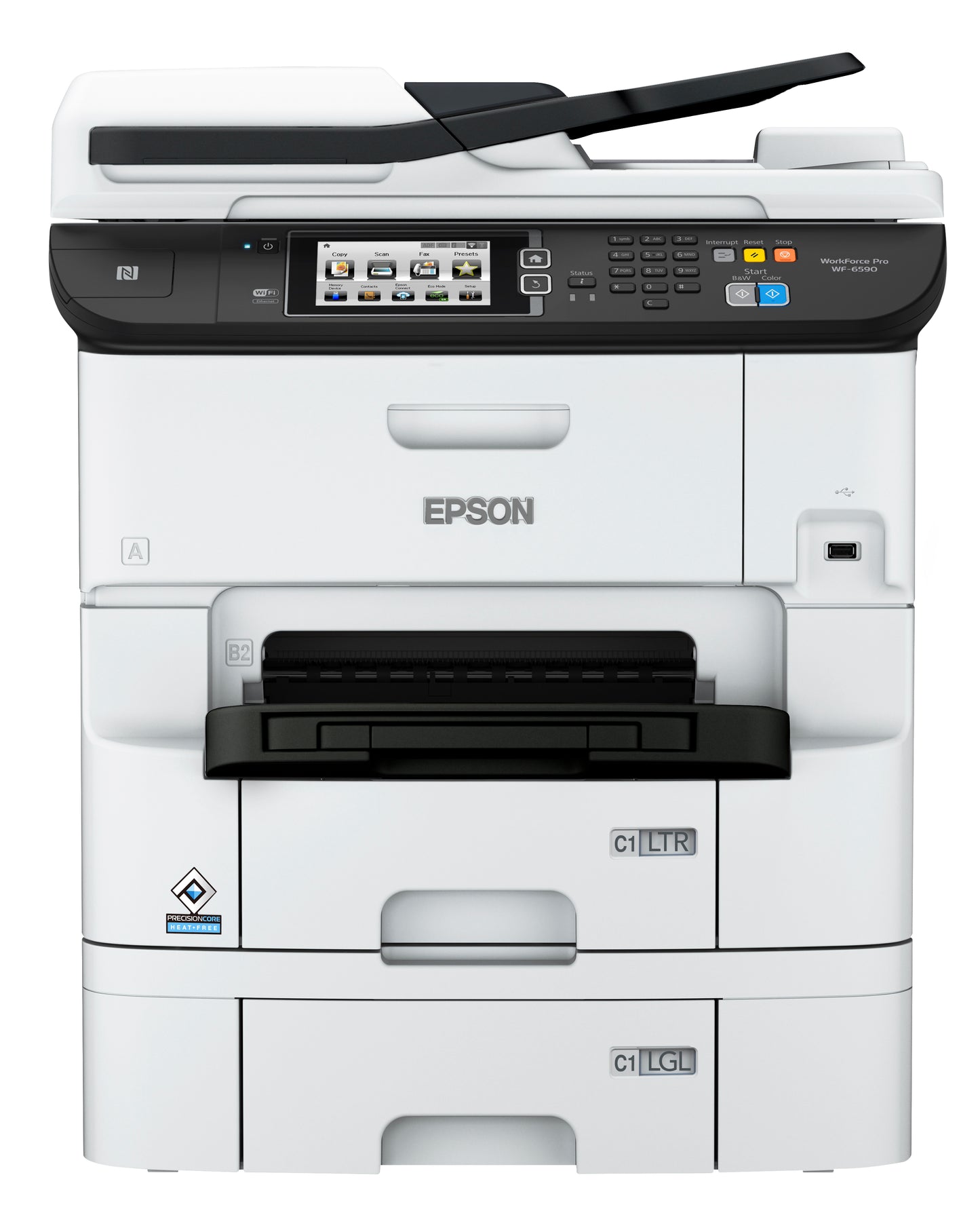 Impresora Epson Multifuncional  Pro WF-6590 - WiFi - USB - Ethernet - Impresion Remota - Color y B/N