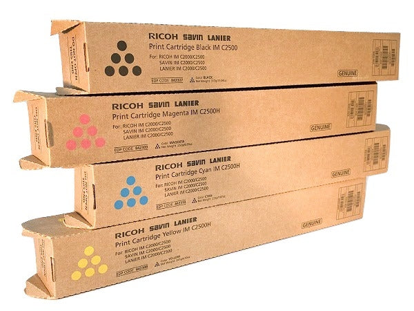 Toner Ricoh IM C2000 - IM C2500 Genuino CMYK