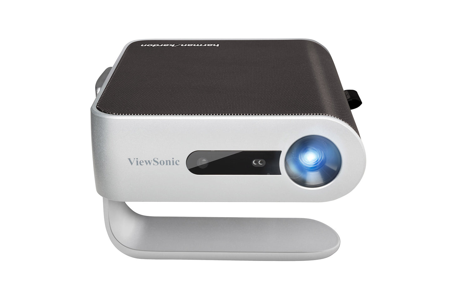 ViewSonic M1+ - Proyector LED portátil con altavoces Bluetooth Harman Kardon, USB C, Wi-Fi